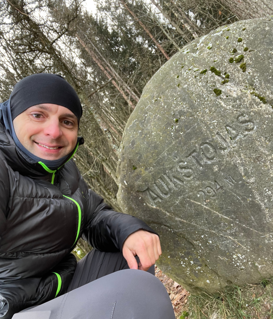 Der höchste Ort in der Republik Litauen – der Aukštojas-Berg